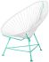 Acapulco Chair (White Weave on Mint Frame)