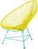 Acapulco Chair (Yellow Weave on Mint Frame)