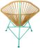 Acapulco Chair (Gold Weave on Mint Frame)