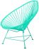 Acapulco Chair (Mint Weave on Mint Frame)