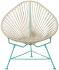 Acapulco Chair (Ivory Weave on Mint Frame)