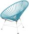 Innit Chair (Blue Weave on Chrome Frame)