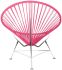Innit Chair (Pink Weave on Chrome Frame)
