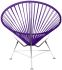 Innit Chair (Purple Weave on Chrome Frame)