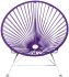 Innit Chaise (Tissage Violet sur Base Chrome)