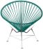 Innit Chair (Turquoise Weave on Chrome Frame)