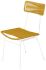 Concha Chair (Gold Weave on White Frame)