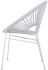 Concha Chair (Clear Weave on White Frame)