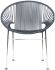 Concha Chair (Grey Weave on Chrome Frame)