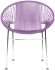 Concha Chair (Orchid Weave on Chrome Frame)
