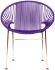 Concha Chair (Purple Weave on Copper Frame)