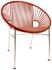 Concha Chair (Red Weave on Copper Frame)
