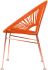 Concha Chair (Orange Weave on Copper Frame)