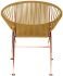 Concha Chair (Gold Weave on Copper Frame)