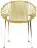 Concha Chair (Gold Weave on Copper Frame)