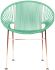 Concha Chair (Mint weave on Copper Frame)