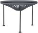 Zicatela Table (Grey Weave on Black Frame)