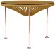 Zicatela Table (Gold Weave on Copper Frame)