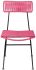 Hapi Chair (Pink Weave on Black Frame)