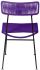 Hapi Chaise (Tissage Violet sur Base Noire)