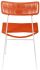 Hapi Chair (Orange Weave on White Frame)