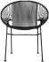 Puerto Dining Chair (Black Weave on Black Frame)
