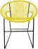 Puerto Dining Chair (Yellow Weave on Back Frame)