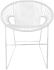 Puerto Dining Chair (White Weave on White Frame)