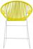 Puerto Dining Chair (Yellow Weave on White Frame)