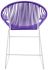 Puerto Dining Chair (Purple Weave on White Frame)