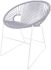 Puerto Dining Chair (Clear Weave on White Frame)