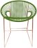 Puerto Dining Chair (Cactus Weave on Copper Frame)