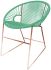 Puerto Dining Chair (Mint Weave on Cooper Frame)