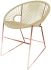 Puerto Dining Chair (Ivory Weave on Cooper Frame)