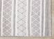 Aspen Striped Diamond Pattern  Rug (6 x 8 - Cream Grey)