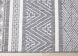 Bristol Reversible Striped Pattern Outdoor Rug (8 x 12 - Grey White)