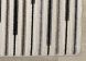 Calabar Piano Key Pattern  Rug (6 x 8 - Beige Black Cream Grey)