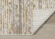 Calabar Distressed Carved Pile Striped Rug (8 x 10 - Beige Cream Grey Yellow)