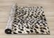 Claro Leopard Print Plush Rug (6 x 8 - Beige Black White)