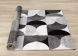 Eclipse Mid-Century Modern Design Rug (Grey - 5'3x 7'7)