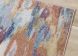 Folio Tapis  (8 x 11 - Coucher de Soleil Usé Bleu Gris Orange Rose Jaune)