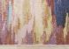 Folio Tapis  (6 x 8 - Coucher de Soleil Usé Bleu Gris Orange Rose Jaune)