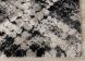 Maroq Distressed Diamond Shag Rug (6 x 8 - Black Cream Grey Taupe)