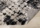 Maroq Distressed Diamond Shag Rug (2 x 4 - Black Cream Grey Taupe)