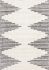 Pascal Inverted Diamond Pattern  Rug (8 x 11 - Cream Grey)