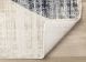 Serene Distressed Curvy Shapes Design Rug (Cream & Blue - 5'3x 7'10)