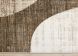 Serene Distressed Curvy Shapes Design Rug (Cream & Blue - 5'3x 7'10)