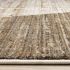 Serene Distressed Curvy Shapes Design Rug (Cream & Blue - 5'3x 7'10)