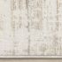 Serene Distressed Curvy Shapes Design Rug (Cream & Blue - 5'3x 7'10)