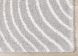 Shira White Wavy Lines Soft Touch  Rug (6 x 8 - Cream Grey)